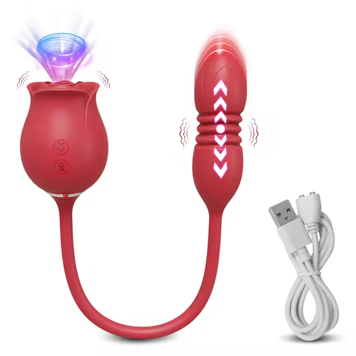 Succionador de clítoris de juguete rosa para mujer, vibrador de punto G, estimulador de vacío, succión de clítoris, productos para adultos, Juguetes sexuales femeninos - 1