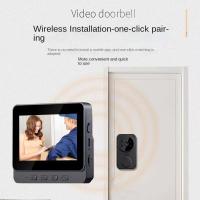 Cámara de Timbre Inalámbrica CutePanda 1080P Detección Humana AI Timbre con Carillon WiFi 2.4G - details 2