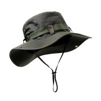 Sombrero de pesca con protección solar para hombre, gorra transpirable de verano para acampar, senderismo, Anti-UV, Montañismo - details 2