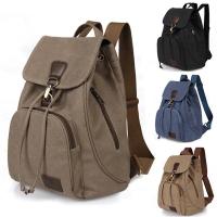 Mochila de Viaje para Mujer 2024 Lona Canvas Bolsa de Laptop Bolsa de Deporte y Exteriores - details 2