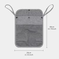 Bolsas de malla multifuncionales para cochecito de bebé, bolsa colgante con bolsillos dobles, bolsa de almacenamiento para cochecito de bebé, perspectiva de gran capacidad, 2 uds. - details 0