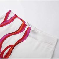 Conjunto de Pijama de Satén Impreso para Mujeres 2 Piezas, Hombro Descubierto, Pantalones Largos, Top de Cama Decoración del Hogar - details 4