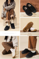 Zapatos de mujer con suela plana, cálidos y esponjosos para exteriores, zapatos casuales de algodón. - details 3