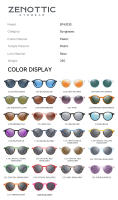 Gafas de Sol Retro Circulares Polarizadas para Hombres Deportes y Moda - details 2