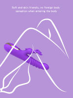 Juguetes sexuales, masturbador femenino, vibrador AV telescópico de conejo, vibrador de punto G de doble choque, vibrador telescópico de pene de simulación femenino - details 9