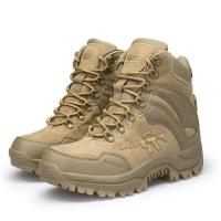 Botas militares de invierno 2024 para hombre, botines Chukka de combate - details 7