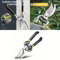 Tijeras de podar profesionales de 8 pulgadas, tijeras de jardín de acero al carbono, diseño contemporáneo, no requiere energía, cortadores de ramas de árboles multifuncionales para jardinería doméstica - details 0