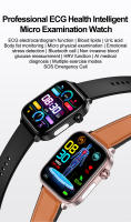 2024 Nuevo ECG+ PPG clase médica 1,96 inch, 360 * 360 AMOLED pantalla completa de HD toque Smart Watch azúcar en sangre, lípidos sanguíneos, temperatura corporal,llamada Bluetooth,IP68 impermeable Reloj Inteligente saludable Para Android IOS - details 4