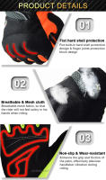 Guantes de Moto Transpirables de Verano Suomy Resistentes al Desgaste, Guantes de Bicicleta con Pantalla Táctil - details 16