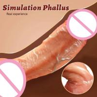 Leten consolador falso realista enorme doble penetración anal plug vaginal masturbador Dick 18 + juguete sexual femenino producto para adultos - details 5