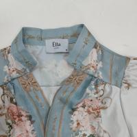 Vestido de primavera estilo palacio estampado de manga larga con cuello en V y temperamento para mujer 2025 con gran exhibición - details 10