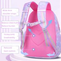 Mochila escolar para niños, resistente al agua, duradera, gran capacidad, arcoíris, mariposa, primaria - details 2