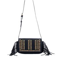 Bolsa para Mujeres con Clavijeros y Franjas Vintage - Estilo Moderno y Sexy, Bolsa de Hombro, Bandolera y Mano - details 0