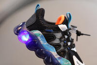 Zapatillas de malla con luces LED para niños y niñas, zapatos deportivos con Velcro, zapatillas luminosas para correr - details 13