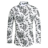 Camisa de negocios con imprimación numérica para hombres, camisas para manches longues, camisas para fumar, décontracté, fête, boîte de nuit, plage, printemps, mode automne - details 24