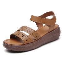 Sandalias de tacón de cuña a la moda de verano para mujer - details 0