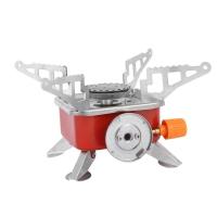 Mini estufa plegable de gas para acampar, cuadrada, portátil, para exteriores, utensilios de cocina ultraligeros, equipo de montañismo - details 10