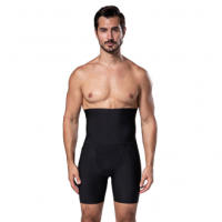 Pantalones moldeadores para hombre Pantalones abdominales fuertes cintura soporte cadera lifting cuerpo ropa interior - details 3