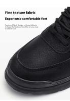 Botas Martin altas para hombre, zapatos de seguridad transpirables, impermeables, antideslizantes, para deportes de invierno, suela de goma, novedad de 2025 - details 5