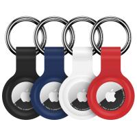 Soporte AirTag Funda AirTag Llavero Soporte para etiquetas de aire, AirTags de silicona Estuches para llaveros Etiquetas Cadena Apple GPS Artículo Buscadores iTag Accesorios Paquete de 4 - details 5
