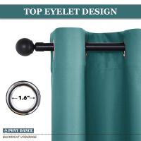 Cortinas opacas con persianas para sala de estar, cortina aislante para dormitorio, 1 pieza - details 2