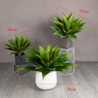 Plantas artificiales grandes, árbol de Agave falso, Hojas suculentas de plástico para exteriores, hoja de Yucca falsa para decoración de fiesta de boda en casa - details 0