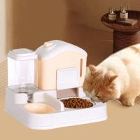 Alimentador de agua automático 2 en 1 para gatos, cuenco de comida para perros y gatos desmontable de gran capacidad, a prueba de derrames, separación en seco y húmedo, cuenco doble para perros - details 7