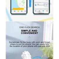 Mini rastreador GPS inteligente para mascotas, bolsa de alarma inalámbrica antipérdida para niños, buscador de llaves, recordatorio, Control de obturador de Selfie - details 4