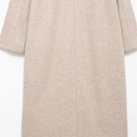 2024 otoño nuevo estilo europeo y americano doble botonadura solapa de manga larga de lana suave chaqueta suelta - details 11