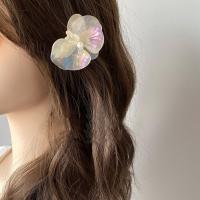 Horquilla de ácido acético con Clip lateral, Clip de pico de pato con flor de estilo coreano, Clip trasero de orquídea y mariposa, pasadores frescos para boda - details 4