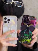 Funda de Teléfono con Diseño de Calavera Mate Disipación de Calor Hueco - details 8