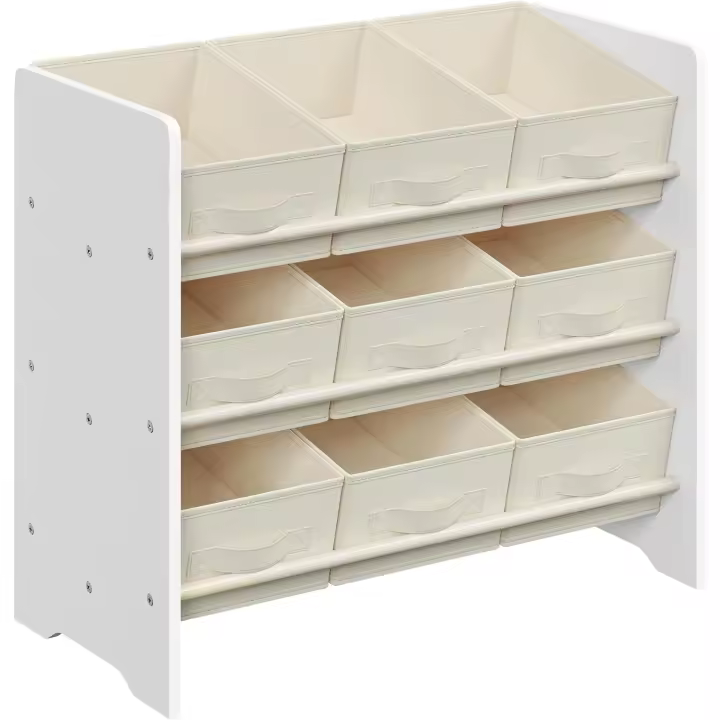 para Juguetes, Organizador Infantil para Libros, 9 Cajas de Almacenamiento no Tejidas, Espaciosa, - 1