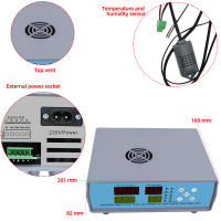 Incubadora de huevos automática XM-18K-1, controlador Digital LED, controlador de temperatura, sensores de temperatura y humedad - details 2
