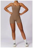 Material de nylon cruzado del estilo sólido sin mangas del top corto del puente de la yoga para el verano/primavera - details 13