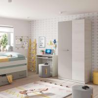 Infantil, Modelo, Acabado en Color Blanco Alpes y Basalto, Medidas - details 4