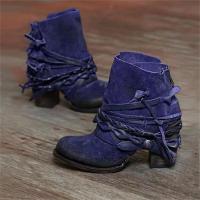 Botas martin de otoño e invierno para mujer, zapatos de tacón alto, botas cortas de estilo vintage para mujer - details 3