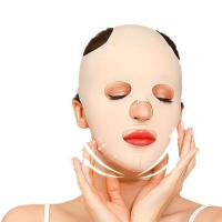 El levantamiento reutilizable 3D vende adelgazamiento, moldeador en V, estiramiento completo, mascarilla facial delgada, cuidado de la piel de belleza, mejillas antiarrugas para dormir - details 6