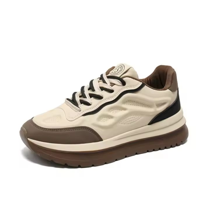 Zapatillas de Correr para Estudiantes 2024 Comodos con Suela Gruesa y Diseño de Colores Modernos - 1