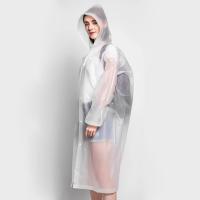 chubasquero para hombre y mujer, traje impermeable transparente para acampar, Poncho de lluvia impermeable grueso - details 1