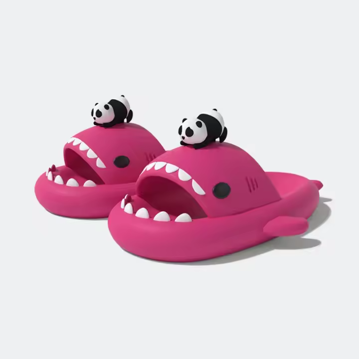 Zapatillas de playa para interiores con plataforma de tiburón para hombre y mujer, zapatos de agua para ducha de pareja de verano - 1
