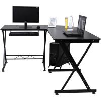Escritorio de Esquina Forma L Mesa de Ordenador Ideal para Estudio y Juegos Ahorro de Espacio - details 14