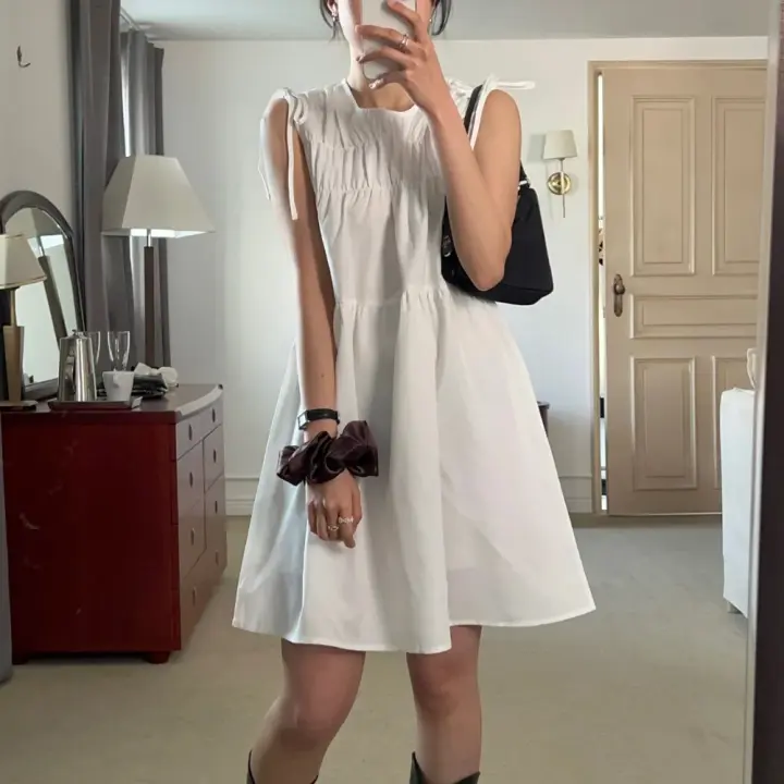 Vestidos Para Mujer Vestido De verano Vestidos largos Para Mujer Vestidos Vintage De Mujer Elegantes Vestido femenino Traf tienda oficial - 1