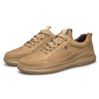 Piel de cerdo corta y regordeta de moda 2024, deportes casuales para hombres, zapatos de cuero para zapatos, pies para usar en Rusia - details 1