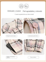 Pijamas 100% Algodón Estilo Casual para Hombre y Mujer Conjunto de 2 Piezas - details 4