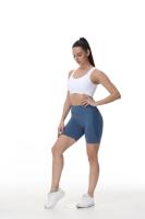 Nuevos pantalones cortos deportivos de cintura alta sin costuras con forma de sonrisa para mujer, pantalones cortos de entrenamiento de Yoga con realce, pantalones cortos sexys para correr y Fitness - details 15