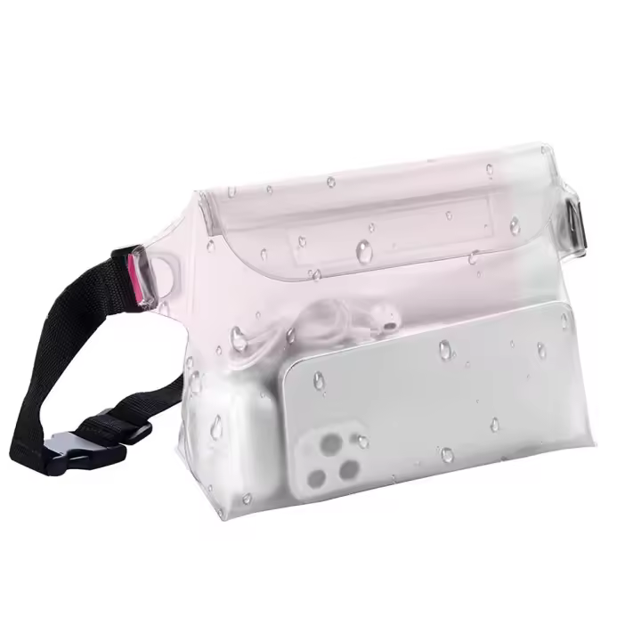 Imprescindible para hombre y mujer, bolsa de natación flotante para vacaciones, impermeable, para teléfono, con correa para la cintura - 1
