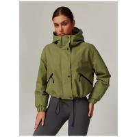 Chaqueta con capucha para mujer Chaqueta de invierno cálida con dobladillo con cordón Chaqueta de invierno impermeable y aislante - details 10