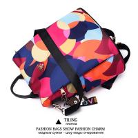 Mochila Multifuncional Antirrobo de Gran Capacidad Estilo Floral Correa de Hombro Arcuada - details 21