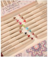 Juego de lápices para sombra de ojos, 12 piezas, maquillaje mate, resistente al agua, barra abrillantadora, crayón, MOCA del desierto, color Beige y dorado - details 10