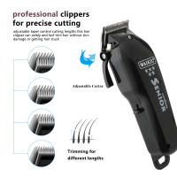 Cortadora de pelo eléctrica profesional para hombres, recortadora de barba, cortadora de pelo recargable por USB, máquina de corte de pelo - details 7